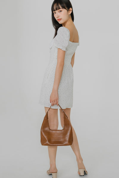 Cassidy Padded Romper Dress (Floral)