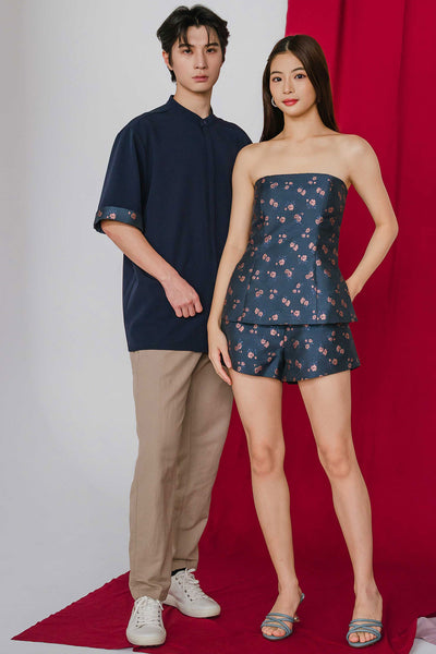 Jia & Bloom Shirt (Navy)