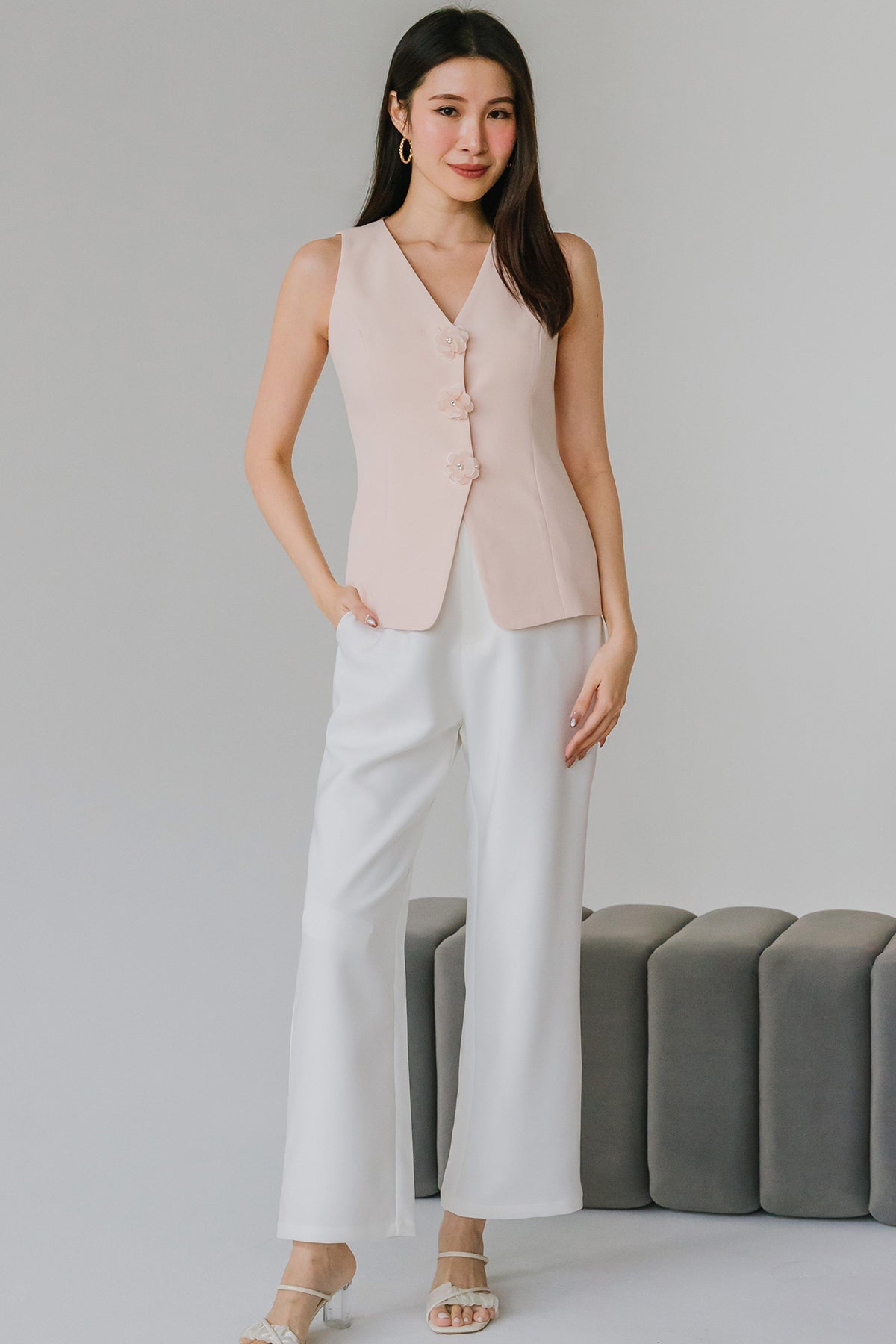 Elle Atelier Pants (White)