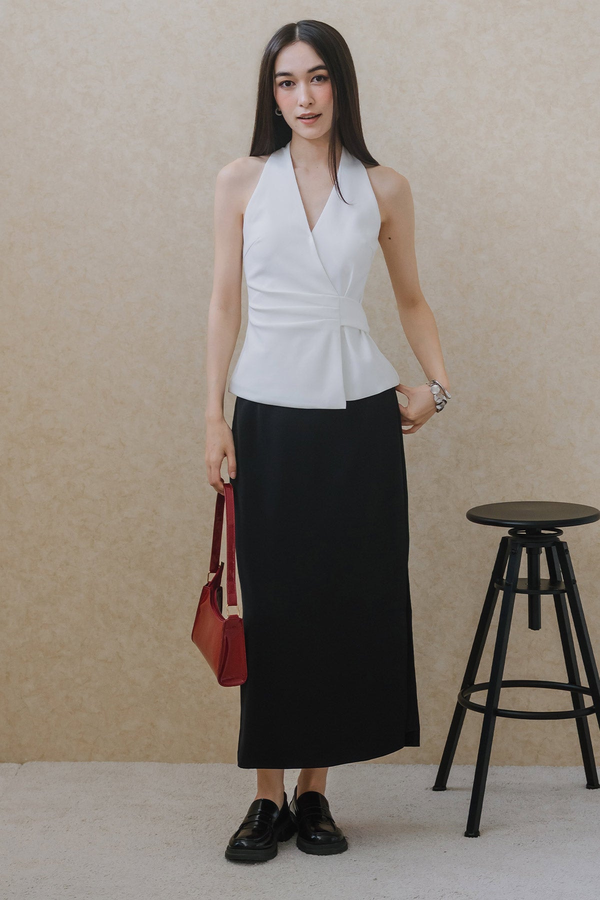 Restock* Serenade Padded Vest Top (White)