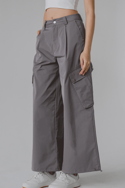 Elowen Cargo Pants (Slate Grey)