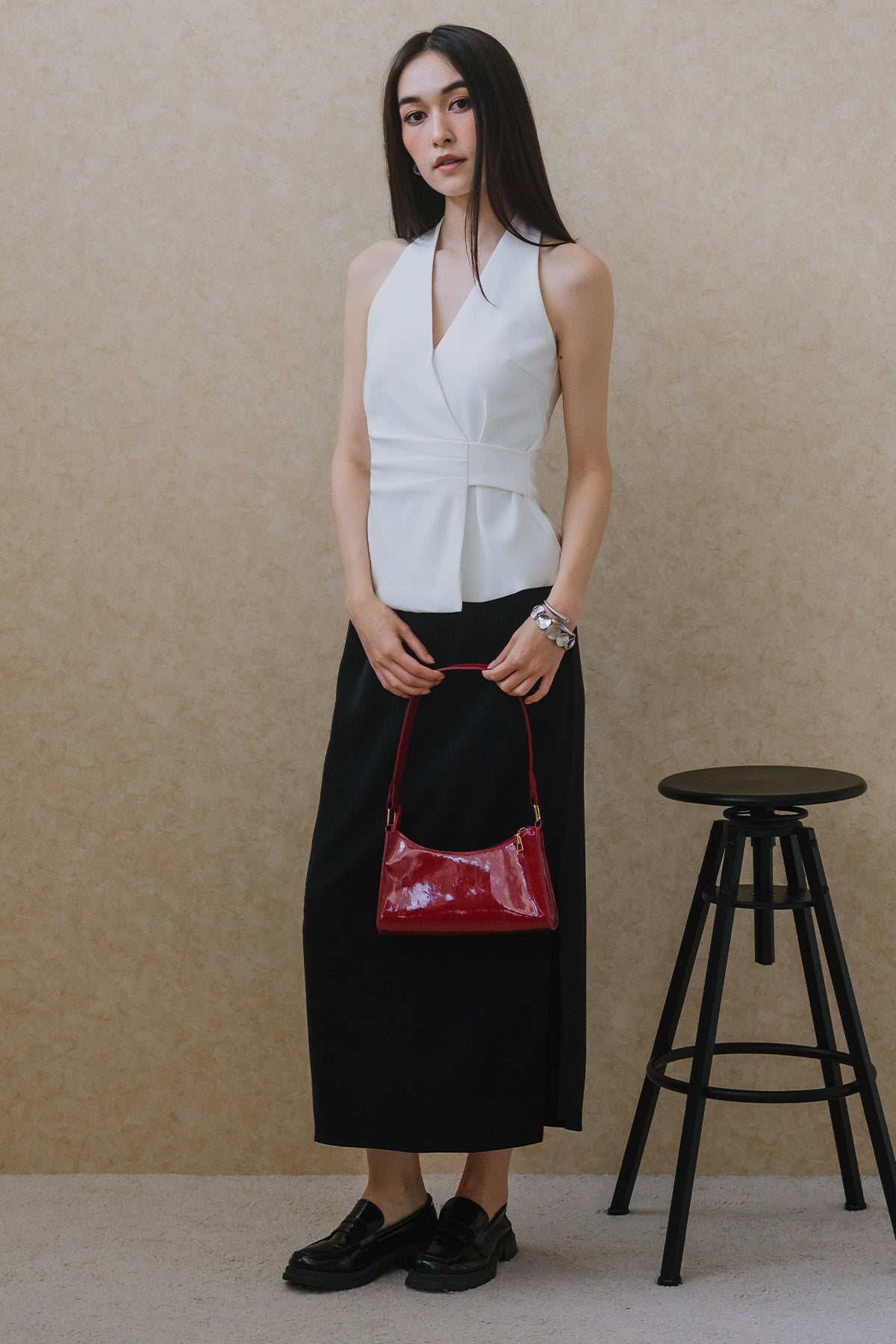 Restock* Serenade Padded Vest Top (White)