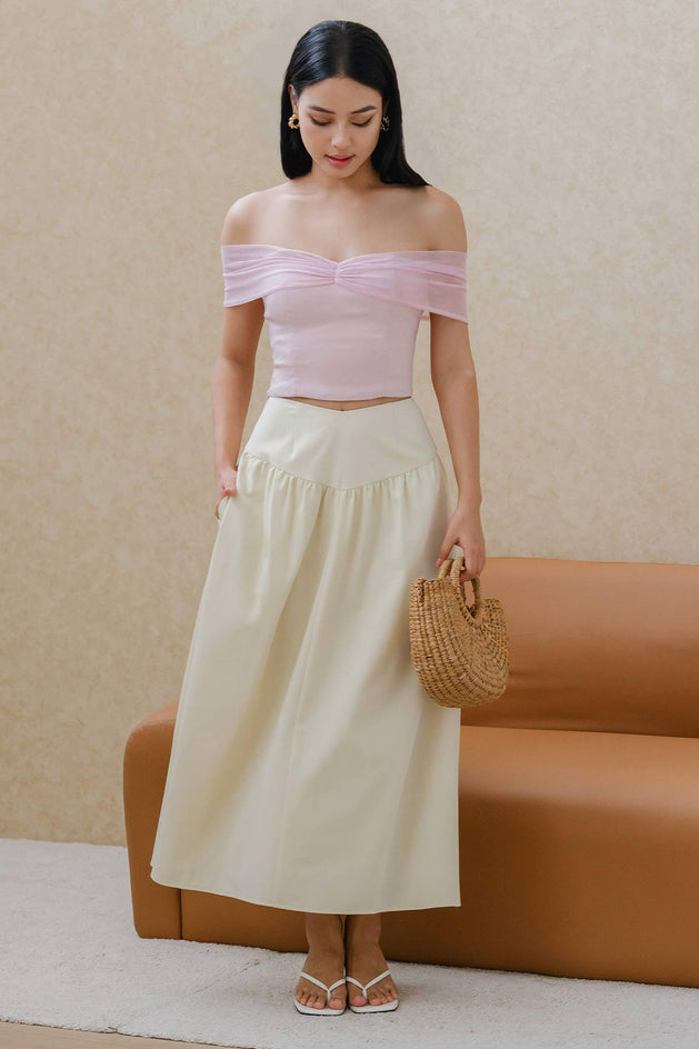 The Capri Skirt (Buttermilk)