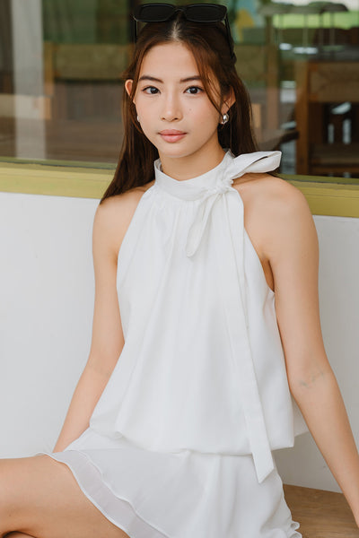 Monique Tie Top (White)