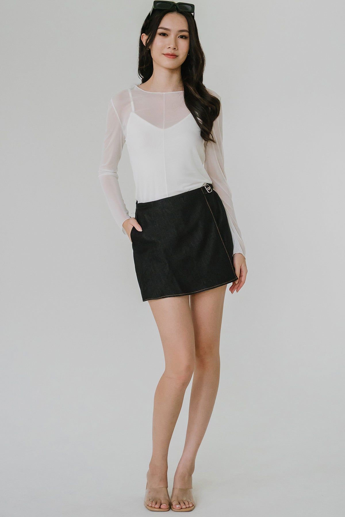 Amaryl Mesh 2-piece Top (White)