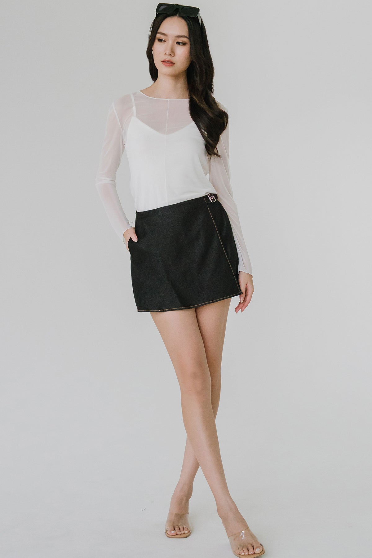 Amaryl Mesh 2-piece Top (White)