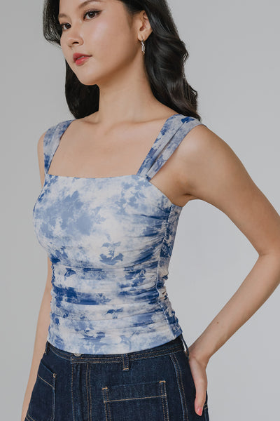 Florence Padded Mesh Top (Porcelain)