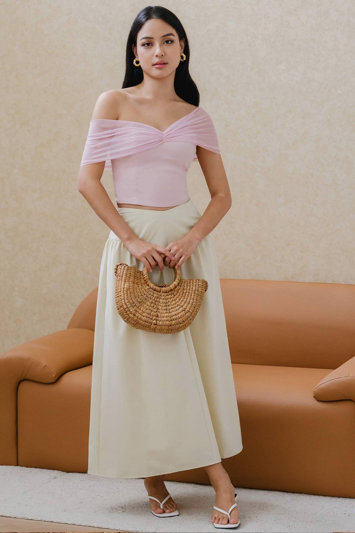 The Capri Skirt (Buttermilk)