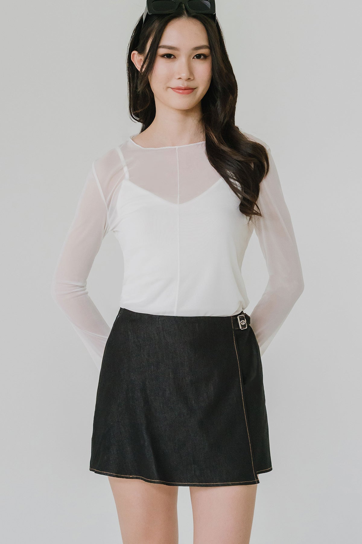 Amaryl Mesh 2-piece Top (White)