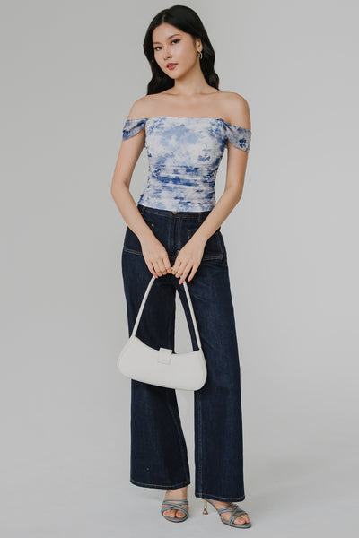 Florence Padded Mesh Top (Porcelain)
