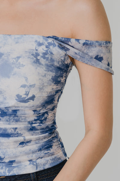 Florence Padded Mesh Top (Porcelain)