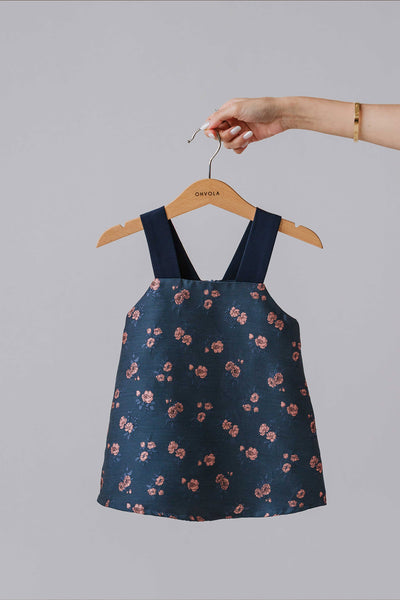 Mini Jia & Bloom Dress (Navy)