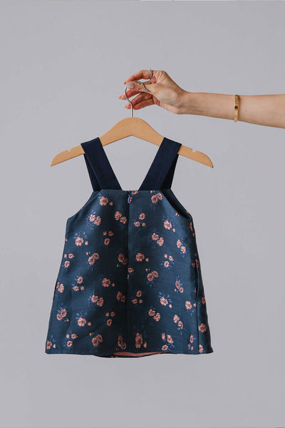 Mini Jia & Bloom Dress (Navy)
