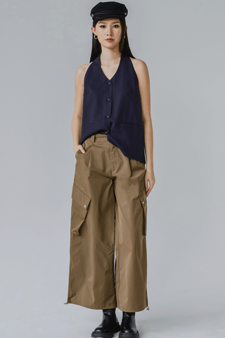 Elowen Cargo Pants (Khaki)