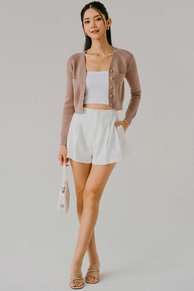 Dreamer Knit Cardigan (Pale Mauve)