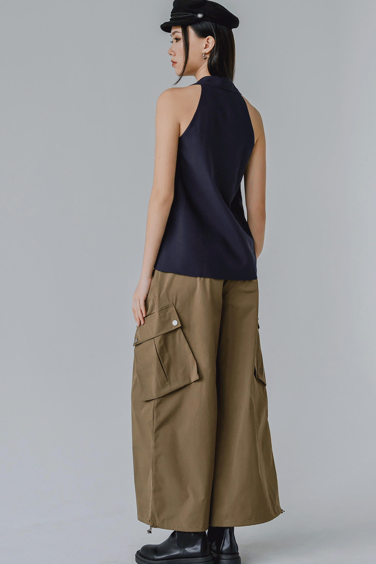 Elowen Cargo Pants (Khaki)