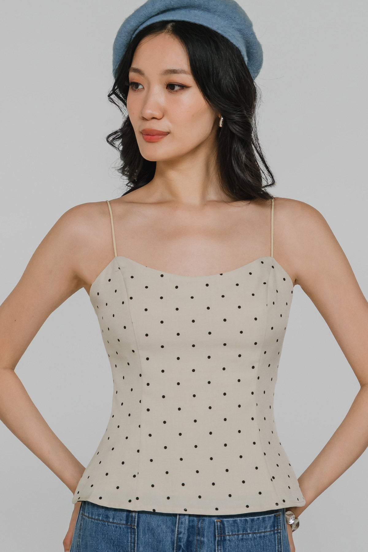 PO* Leila Padded Top (Ecru)
