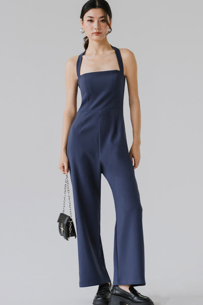 Carla Padded Jumpsuit (Navy)