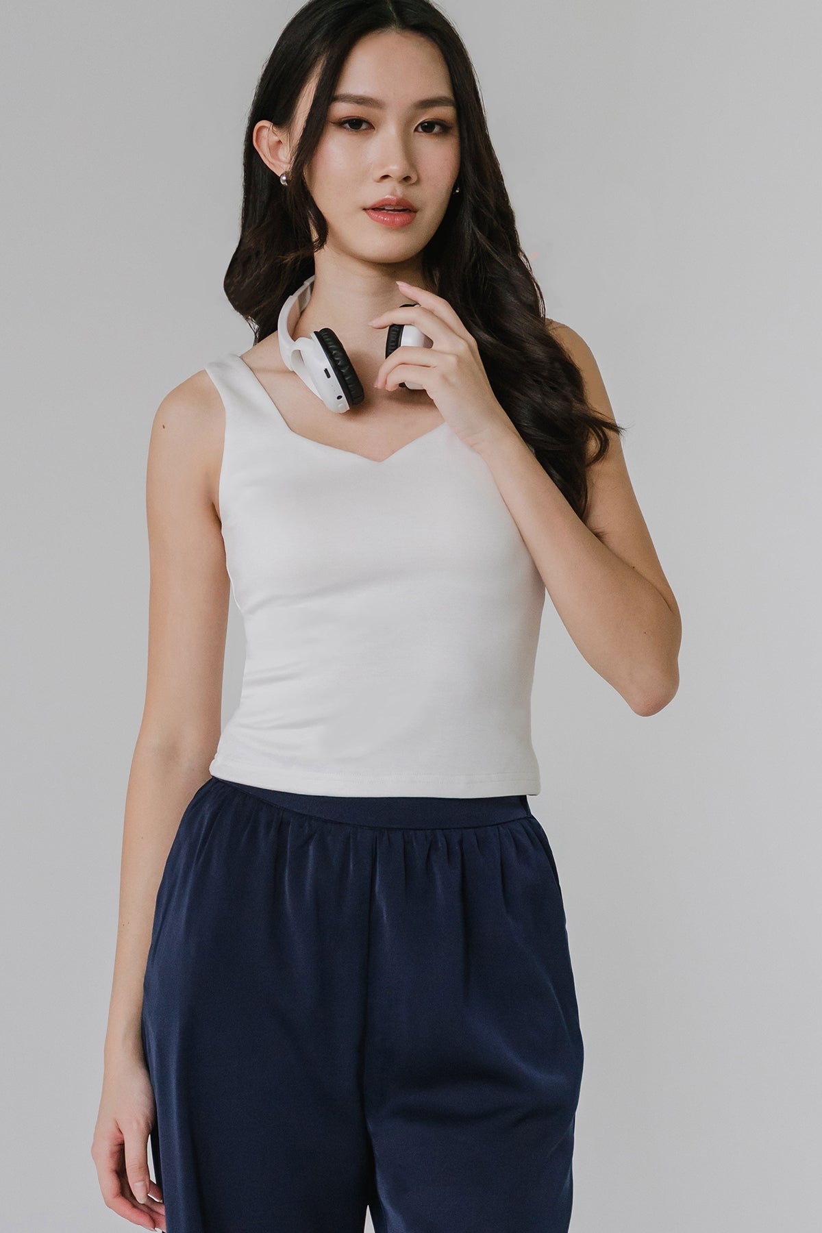 Fenna Padded Top (White)