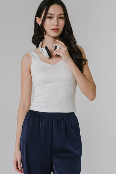 Fenna Padded Top (White)