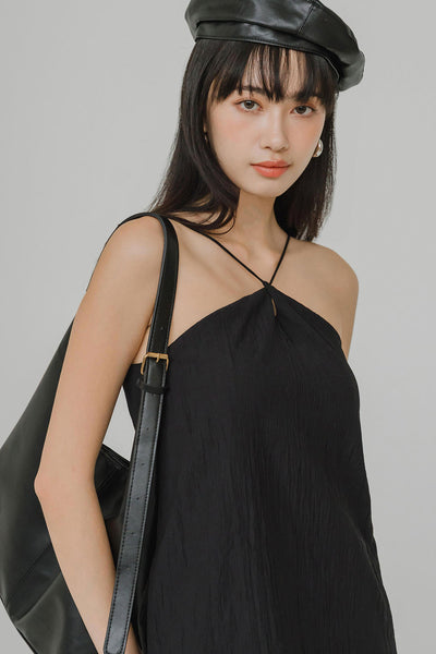 Chasing Sunset Padded Dress (Black)