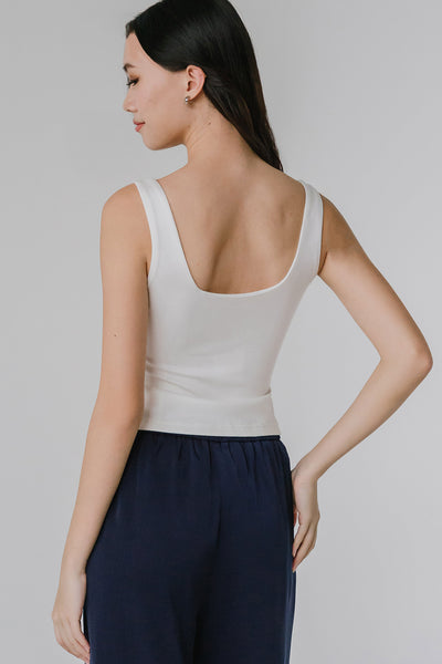Fenna Padded Top (White)