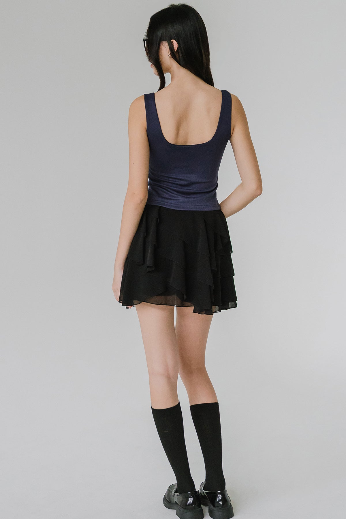 Fenna Padded Top (Navy Blue)