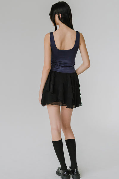 Fenna Padded Top (Navy Blue)