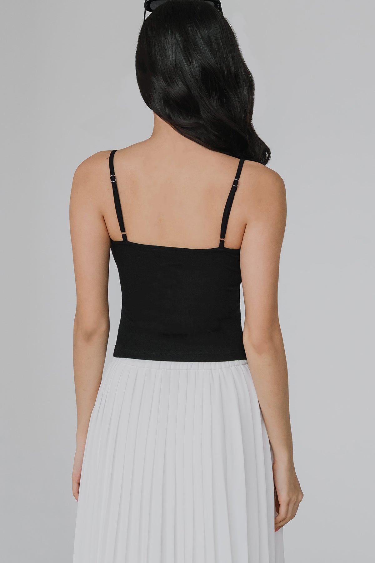 Blaire Padded Sweetheart Cami (Black)