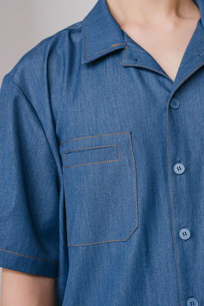 Memory Lane Shirt (Light Denim)