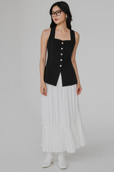 Rissa Vest Top (Black)