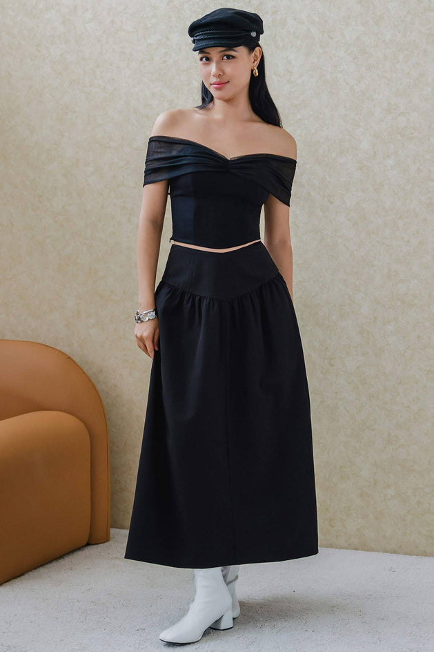 The Capri Skirt (Black)