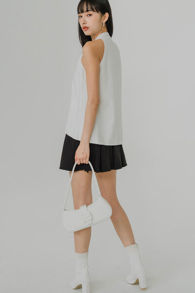 Vera Linen Vest (White)