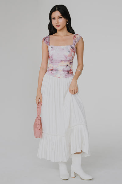 Florence Padded Mesh Top (Pastel)