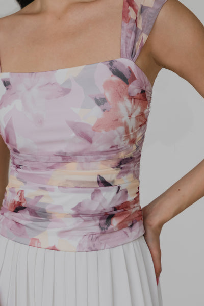 Florence Padded Mesh Top (Pastel)