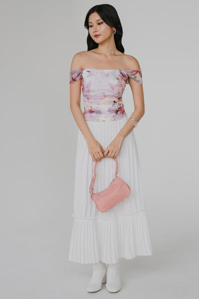 Florence Padded Mesh Top (Pastel)