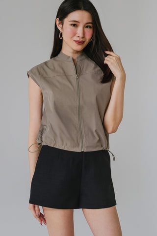 Asher Cinch Vest (Olive)