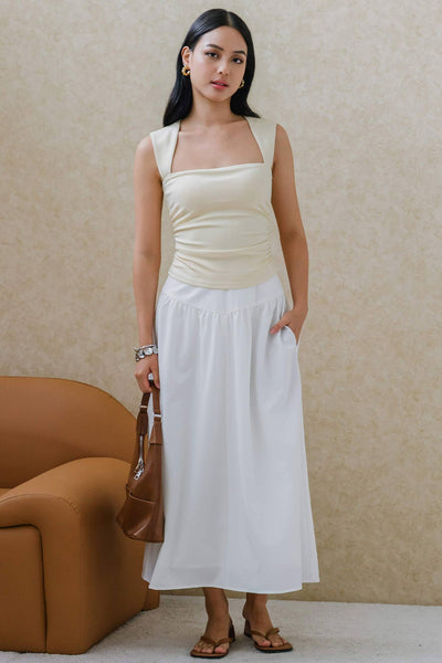 Queen Anne Padded Top (Yellow)