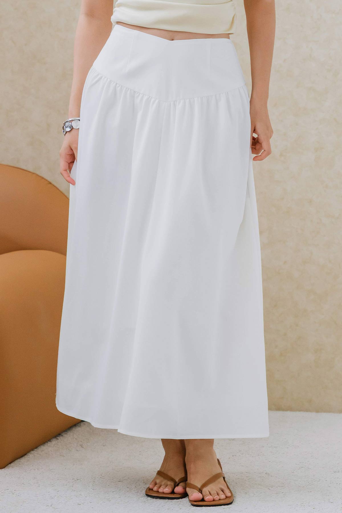 BO* The Capri Skirt (White)