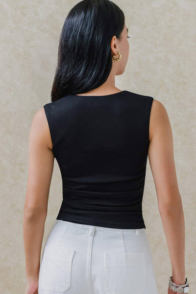 BO* Queen Anne Padded Top (Black)