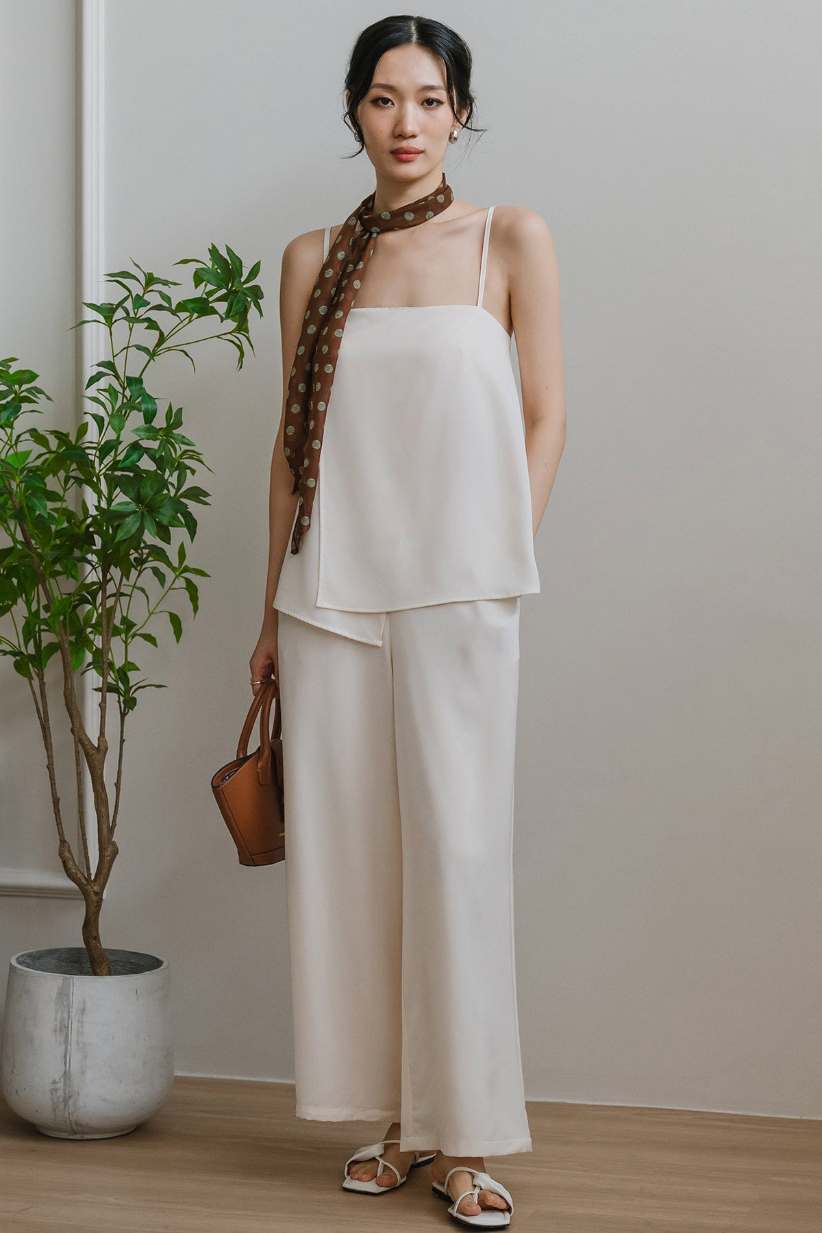 Luna Flow Pocket Pants (Ecru)