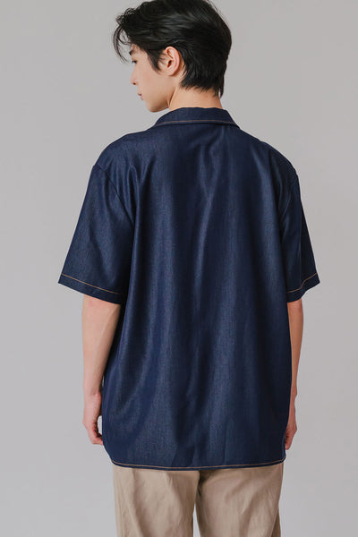 Memory Lane Shirt (Dark Denim)