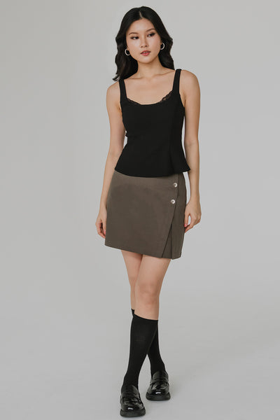 Kezia Padded Tank Top (Black)