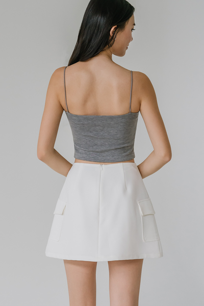 Talia Padded Cami Top (Grey)
