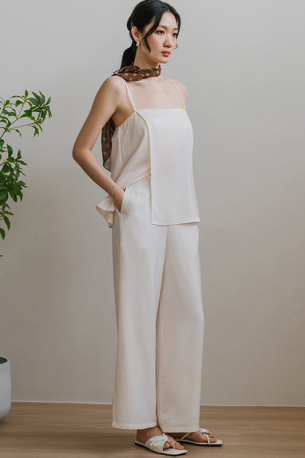Luna Flow Pocket Pants (Ecru)