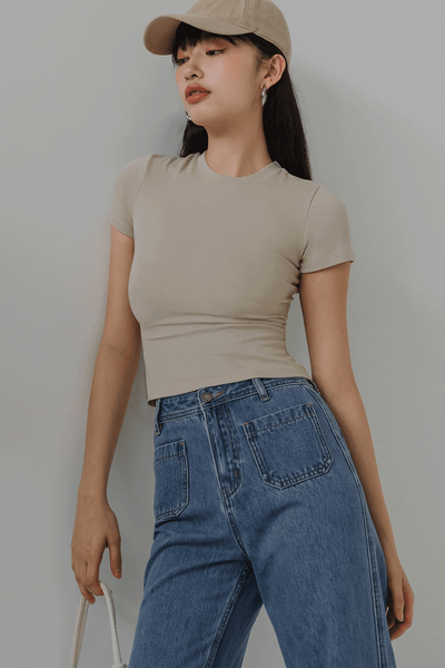 Ohvola Baby Tee (Oat)