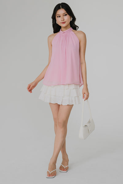 Lenora Halter Top (Pink)