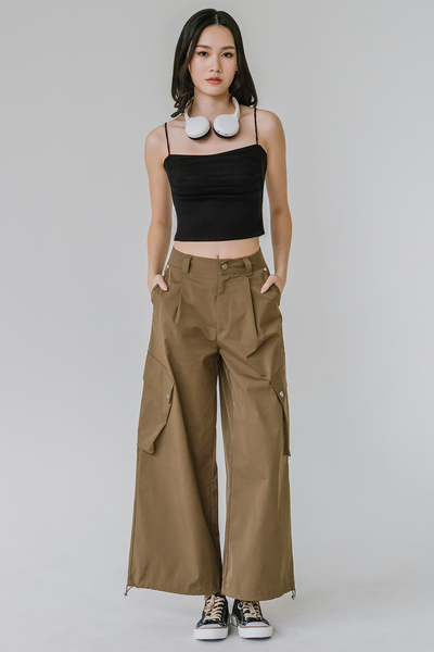 Elowen Cargo Pants (Khaki)