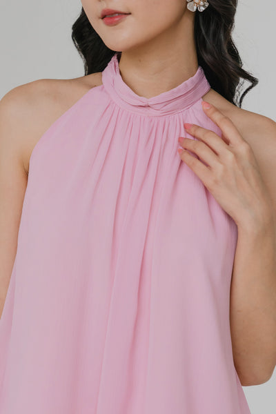 Lenora Halter Top (Pink)