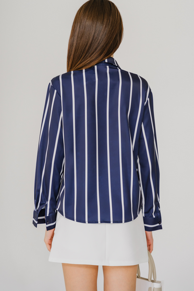 Amore Stripe Shirt (Blue)